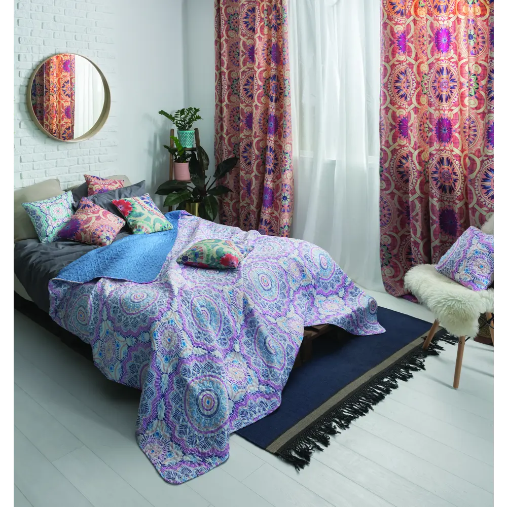 Наволочка декоративная Boho, 40x40 см, цвет розовый Santreyd STLM-2132736 - Вид №6