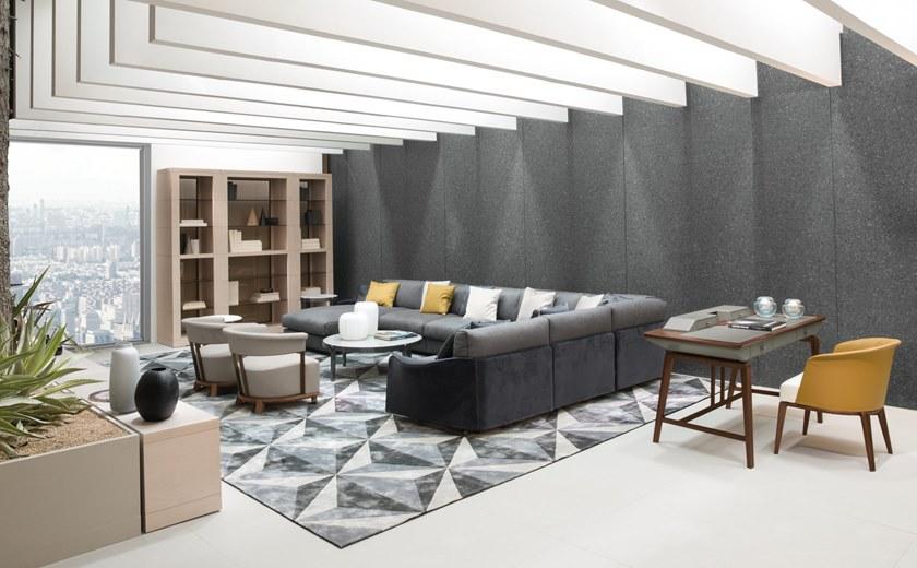 Giorgetti Отдельностоящий модульный книжный шкаф из дерева Oli sun-id-1479889 - Вид №11