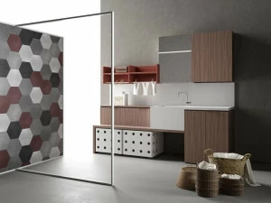 NOVELLO Модульный шкаф для стирки Drop