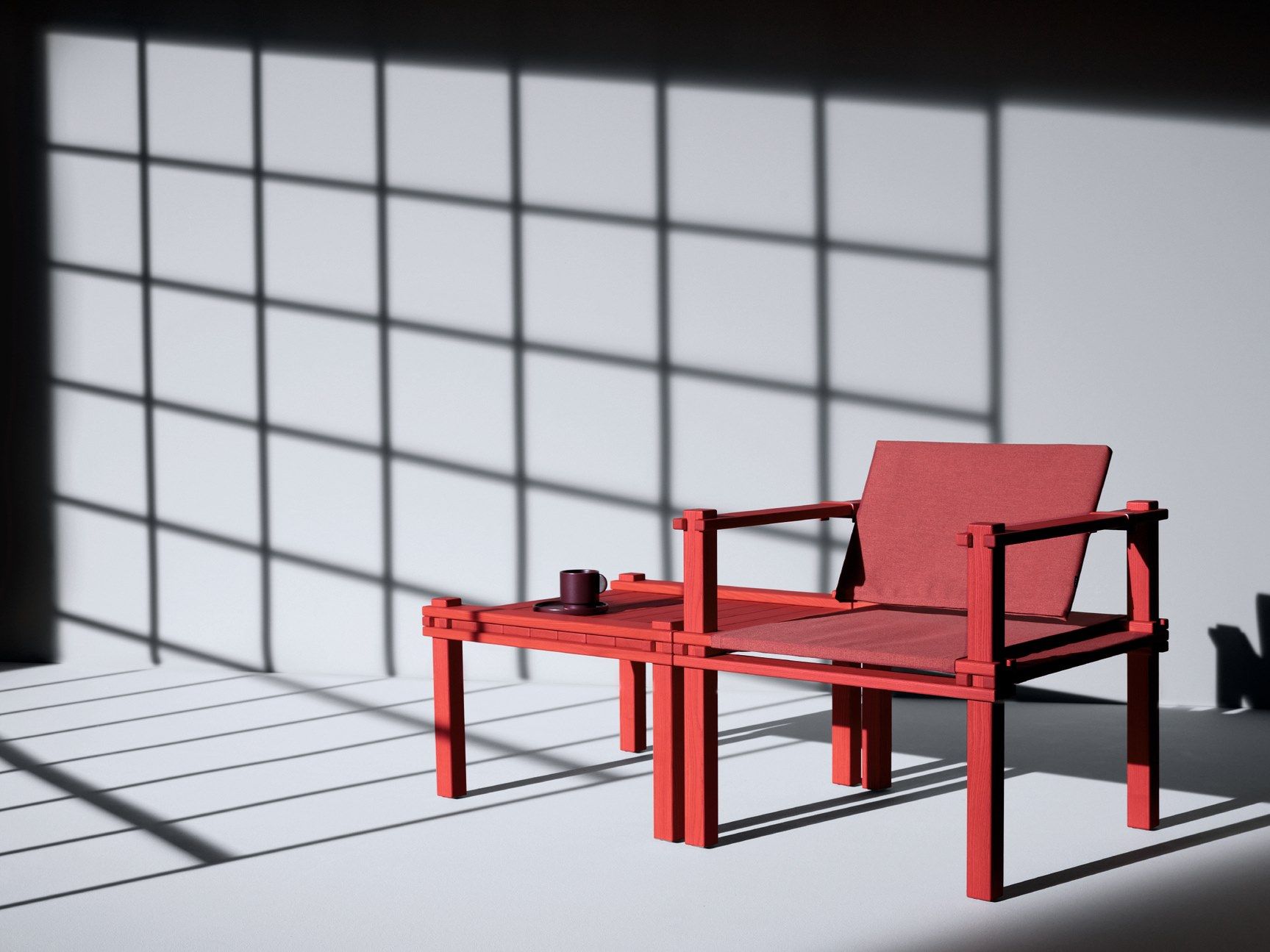 Квадратный садовый столик из массива дерева COR Farmer ARCH-00135596 - Вид №4