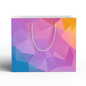 Подарочный пакет Симфония 20×15 см сиреневый 86578776