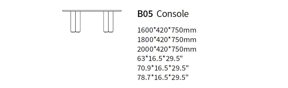 Прямоугольная консоль HC28 maison Bold ARCH-00038757 - Вид №2