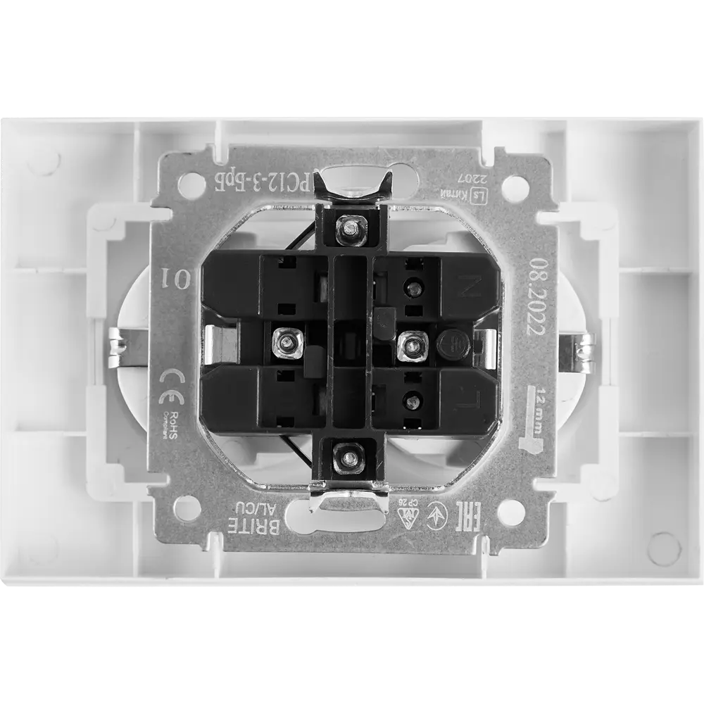 IEK Brite - двойная влагозащищенная розетка с заземлением 87761527 STLM-1116150 - Вид №3