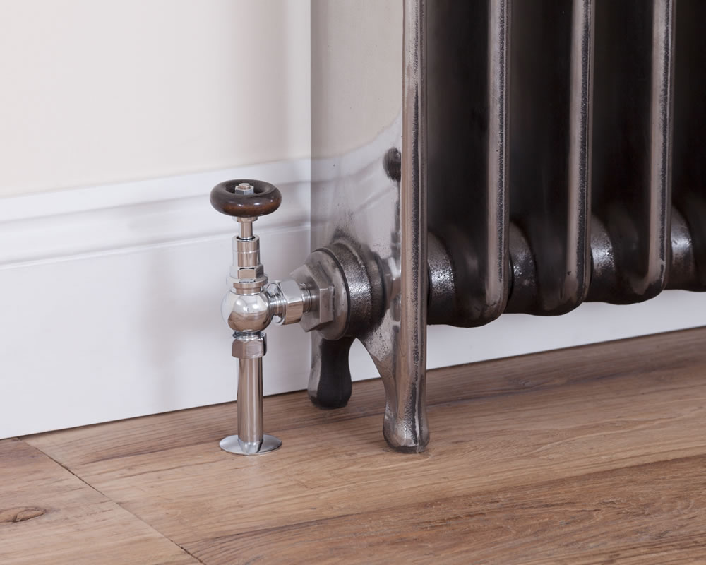 LD091 Впускной ручной радиаторный клапан Brumpton 15 мм (хром) Сarronheating  - Вид №2