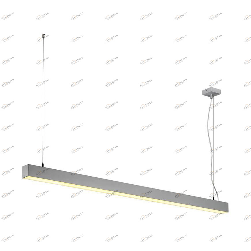 Подвесной светильник серебристый SLV Q-Line Single 1001308 SLV ДИЗАЙНЕРСКИЕ, Q-LINE SINGLE LED 00-3889764 Серебро 