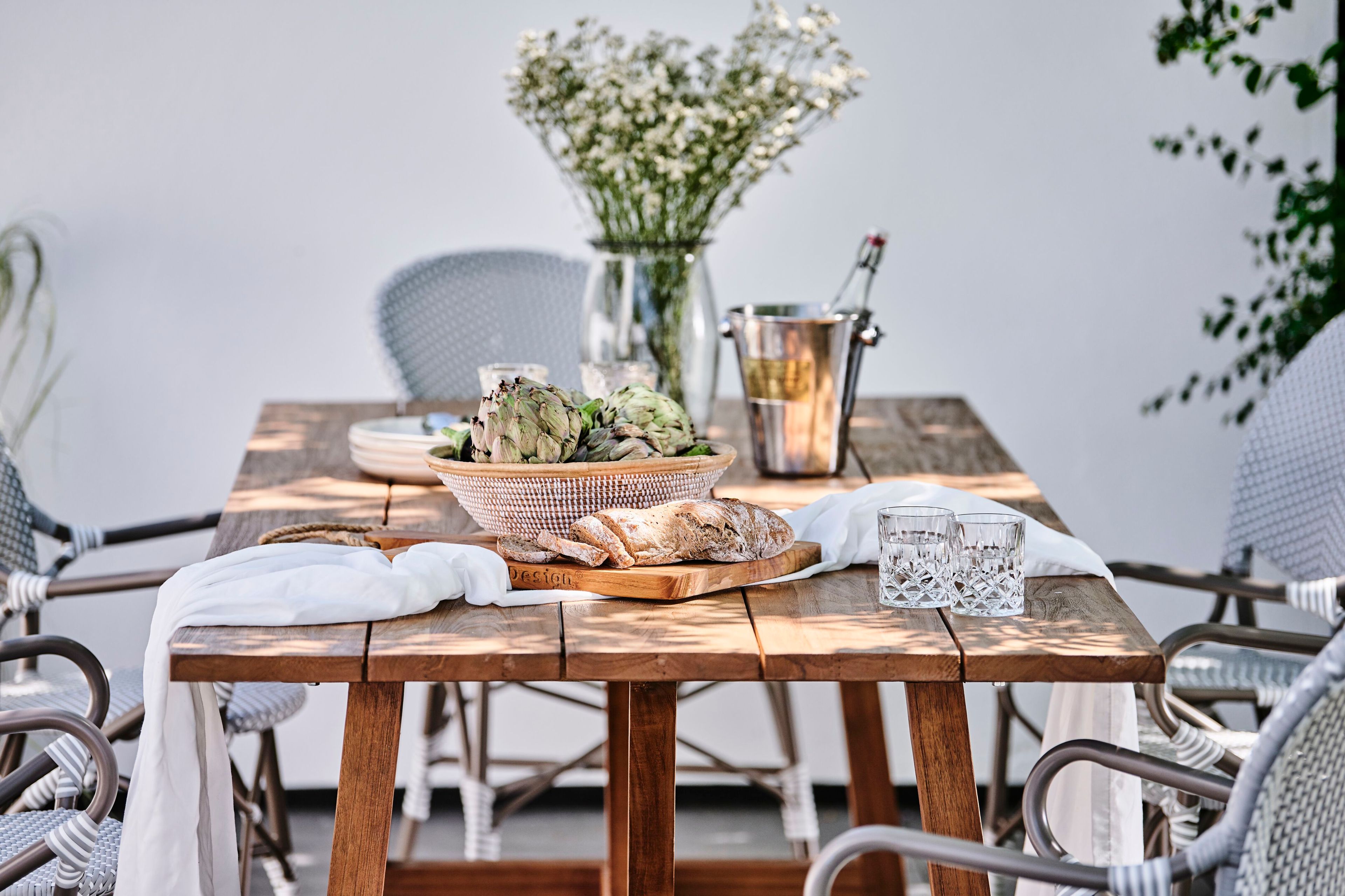 Прямоугольный садовый стол из тикового дерева Sika Design Teak Exterior ARCH-00090439 - Вид №1