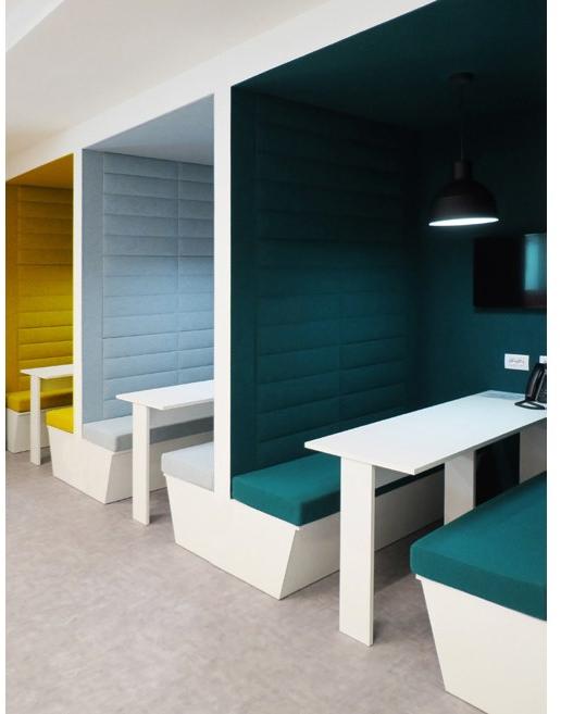 Slalom Однотонная прямоугольная акустическая подушка Tailor made sun-id-1451346 - Вид №1