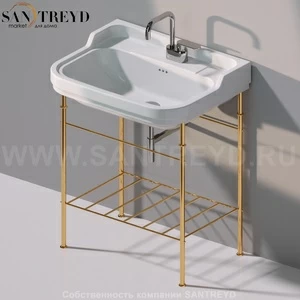 Flaminia EFI Металлическая консоль 70 см золотая 6016.GOLD