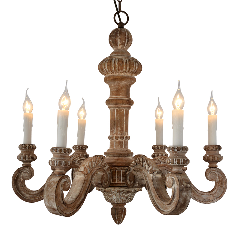 Люстра Necklace 6 от Delight Collection большая коричневая 8998-6D DELIGHT COLLECTION ДИЗАЙНЕРСКИЕ 247050 Коричневый  - Вид №1