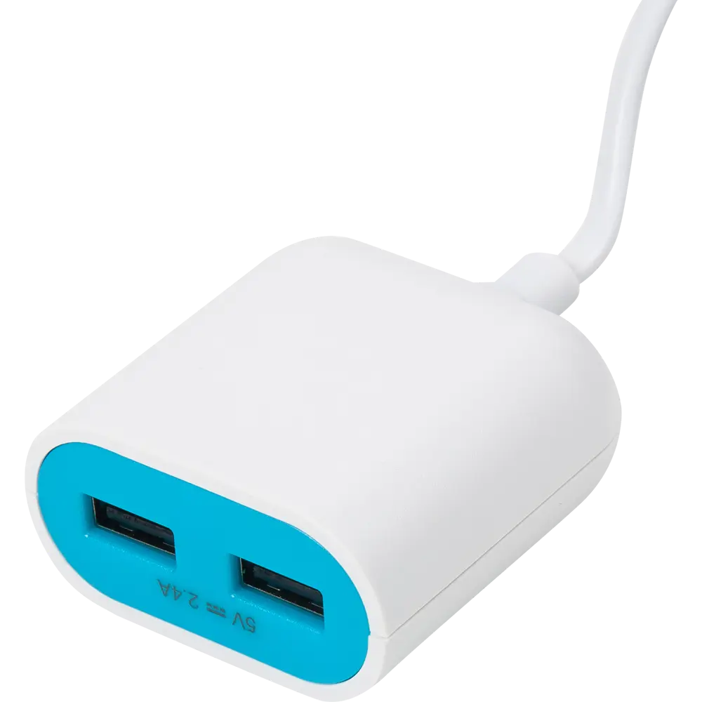 Удлинитель бытовой Electraline 2 розетки без заземления 2x0.75 мм 1.5 м цвет белый STLM-2094011