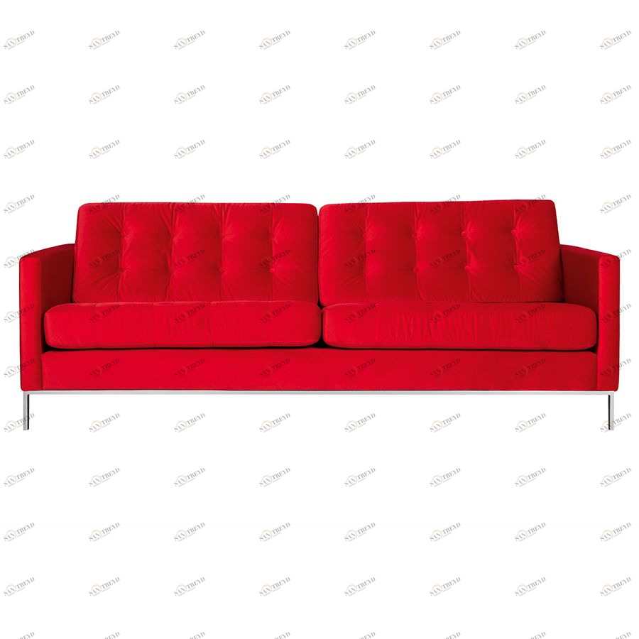 Диван Kalle, трехместный, красный Sits S1299