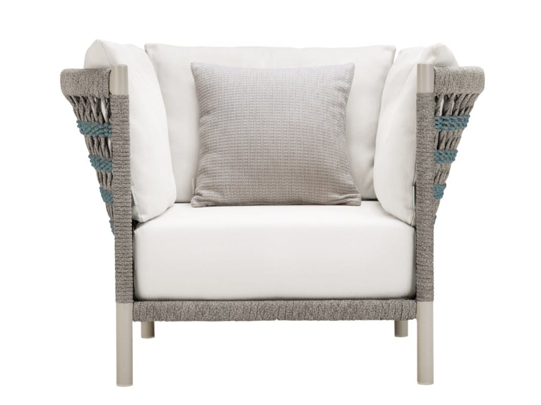 Кресло из морской веревки с подлокотниками JANUS et Cie Anatra ARCH-00073736 - Вид №2