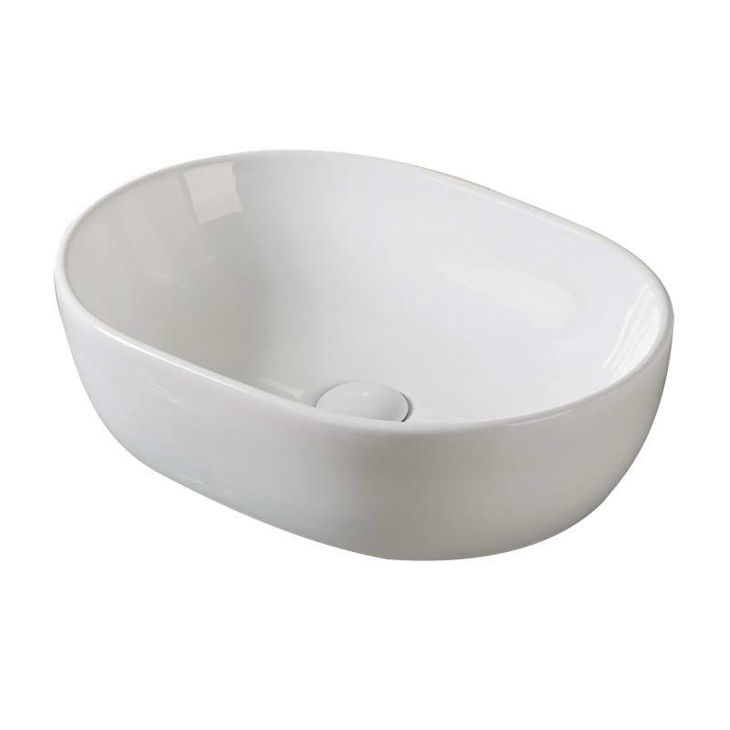 SL-1084 Раковина керамическая накладная с переливом LAB.Space 