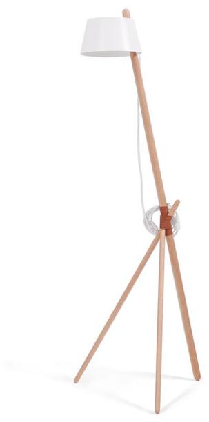 Woodendot Торшер с прямым светом из бука Ka sun-id-1487424 - Вид №1