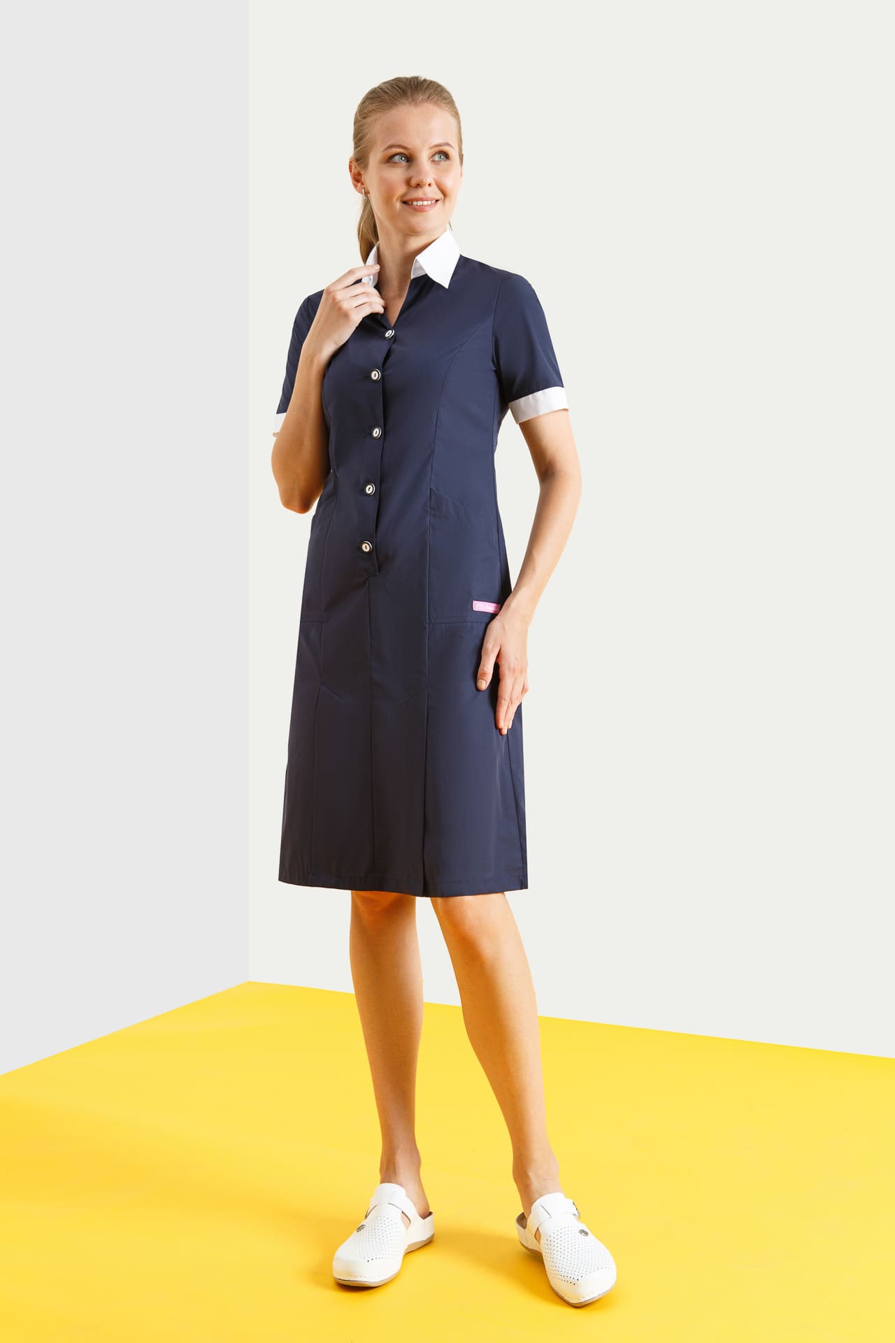 63430 Комплект NAVY (темно-синий) GRACE  Одежда для обслуживающего персонала  размер 42 (XS)  - Вид №5