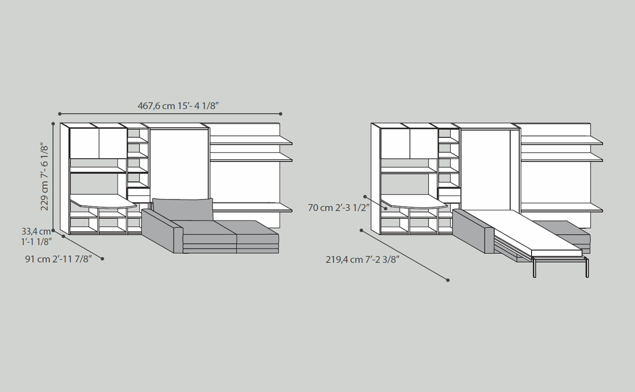 Композиция из модулей  TUMIDEI 271  - Вид №2