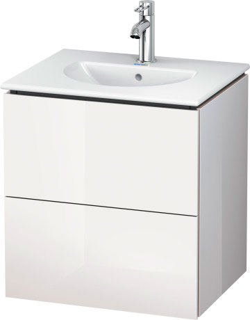 LC626007575 L-Cube Тумбочка подвесная Лен, декор Duravit - Вид №1