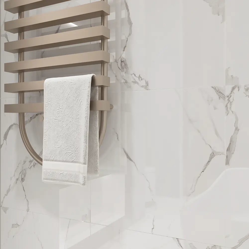 Керамогранит ARCADIA CERAMICA Statuario Mires New - мраморная элегантность для интерьера 89405719 STLM-1571933