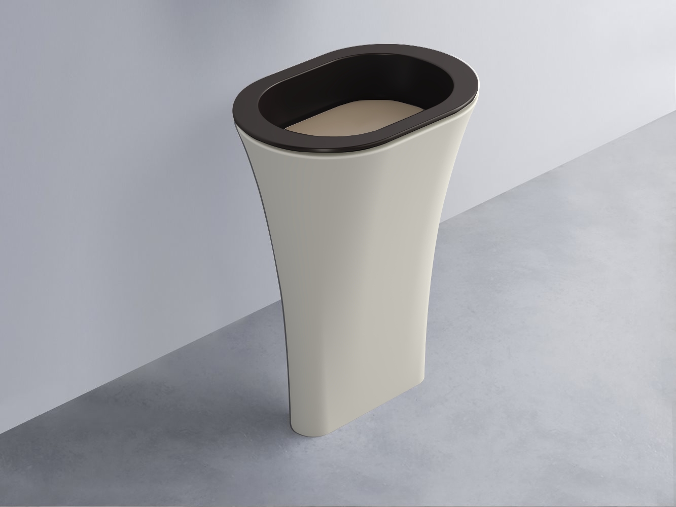 AMLA65-LV+AMPILO-AN+AMCOLO-TL Раковина Amedeo Ovale отдельностоящая cielo Enjoy + Amedeo Ceramica Cielo