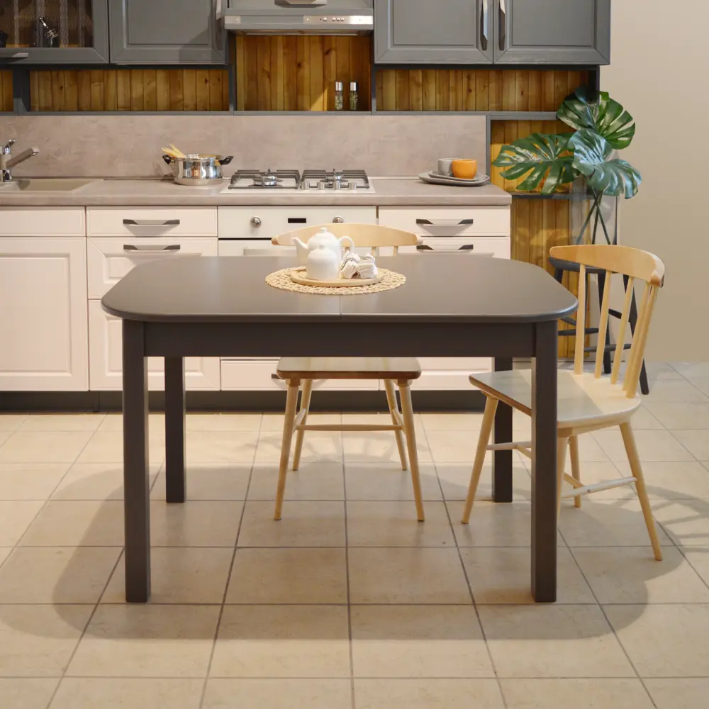 Стол кухонный овальный Delinia Тулуза 75x120 см дерево цвет серый 82725643 STLM-2050898 - Вид №9