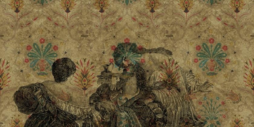 Inkiostro Bianco Обои сусальное золото Goldenwall 2020 Inkcmit2001,2 - Вид №2