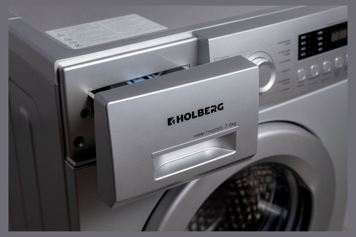 9182425 Стиральная машина HOLBERG HWM 71422SDi серебристый STDN-0009176 - Вид №4