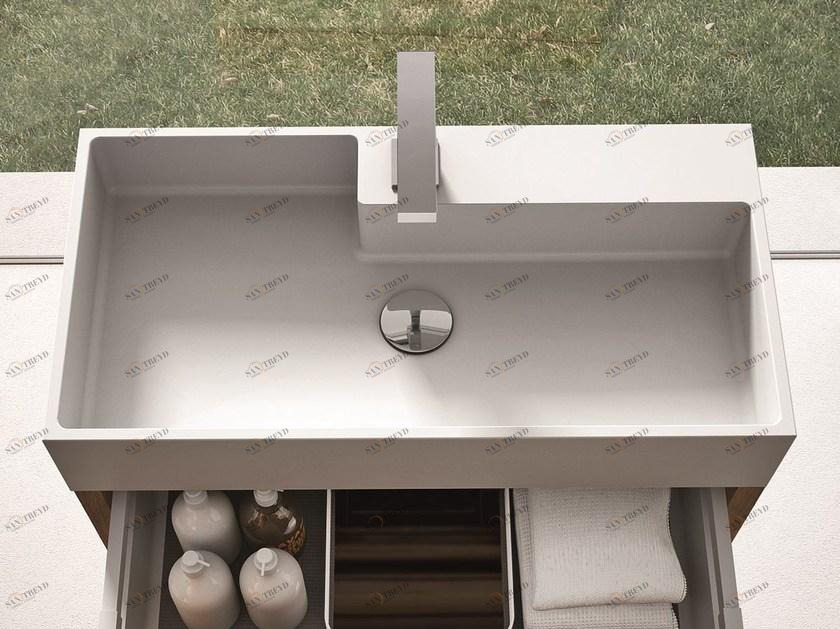 Накладная раковина на столешницу  овальная Ideagroup Cubik sun-id-1353169