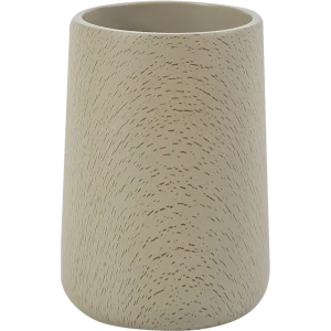 Стакан для зубных щеток Bath Plus Legno полирезина цвет серо-коричневый 82376942 STLM-2147512