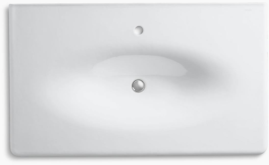 K-3051-1-7 Накладная раковина на столешницу  прямоугольная Kohler  - Вид №2