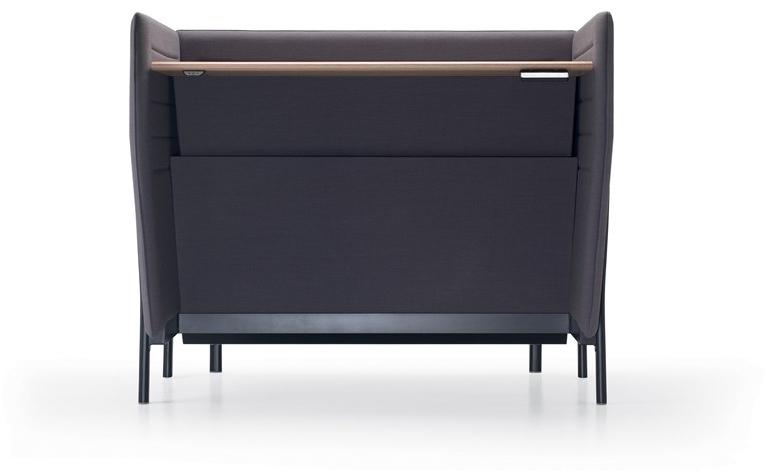 Alias Индивидуальное рабочее место с звукопоглощающими перегородками Eleven high desk sun-id-1345428 - Вид №7