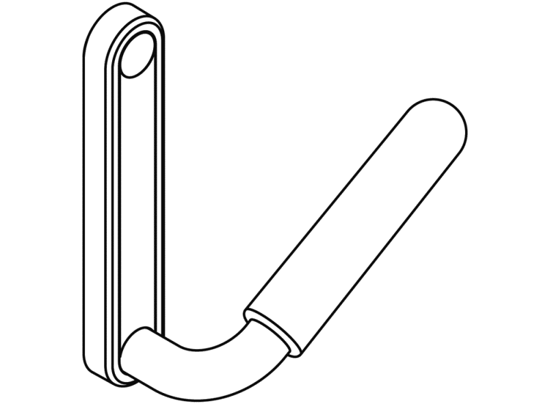 802.03.120L Ручка со знаком HEWI Serie 802 LifeSystem  - Вид №2