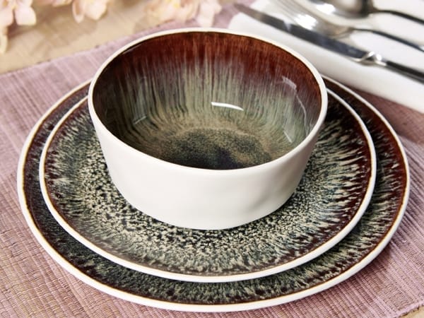 Керамическая круглая тарелка LAMBERT Takeo ARCH-00132451 - Вид №3