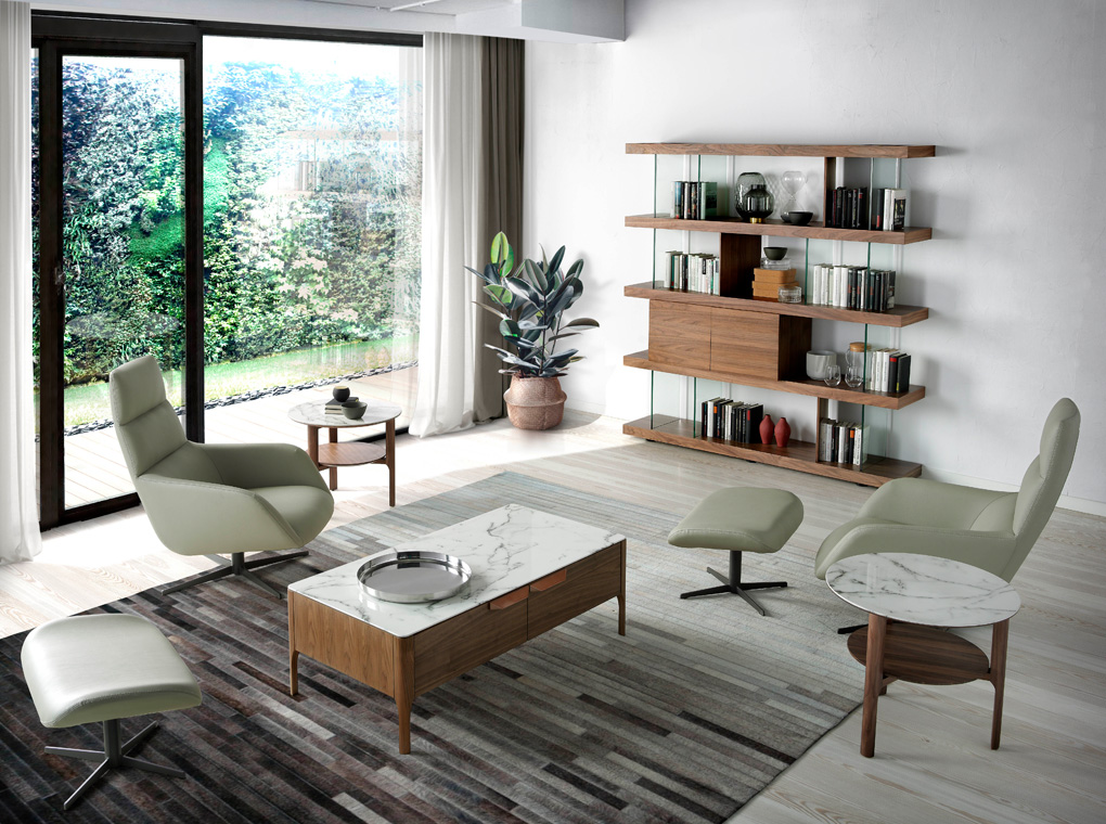 Стеллаж деревянный орех CP1711-F от Angel Cerda ANGEL CERDA  321325 Коричневый  - Вид №1