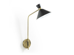 Регулируемая металлическая настенная лампа