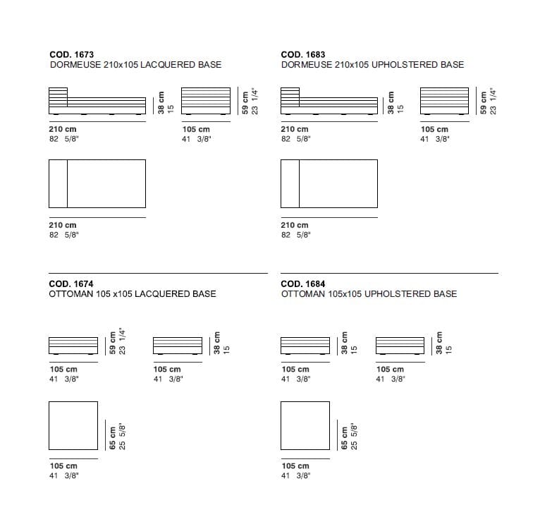 Секционный диван из ткани La Cividina Acamante ARCH-00049709 - Вид №8