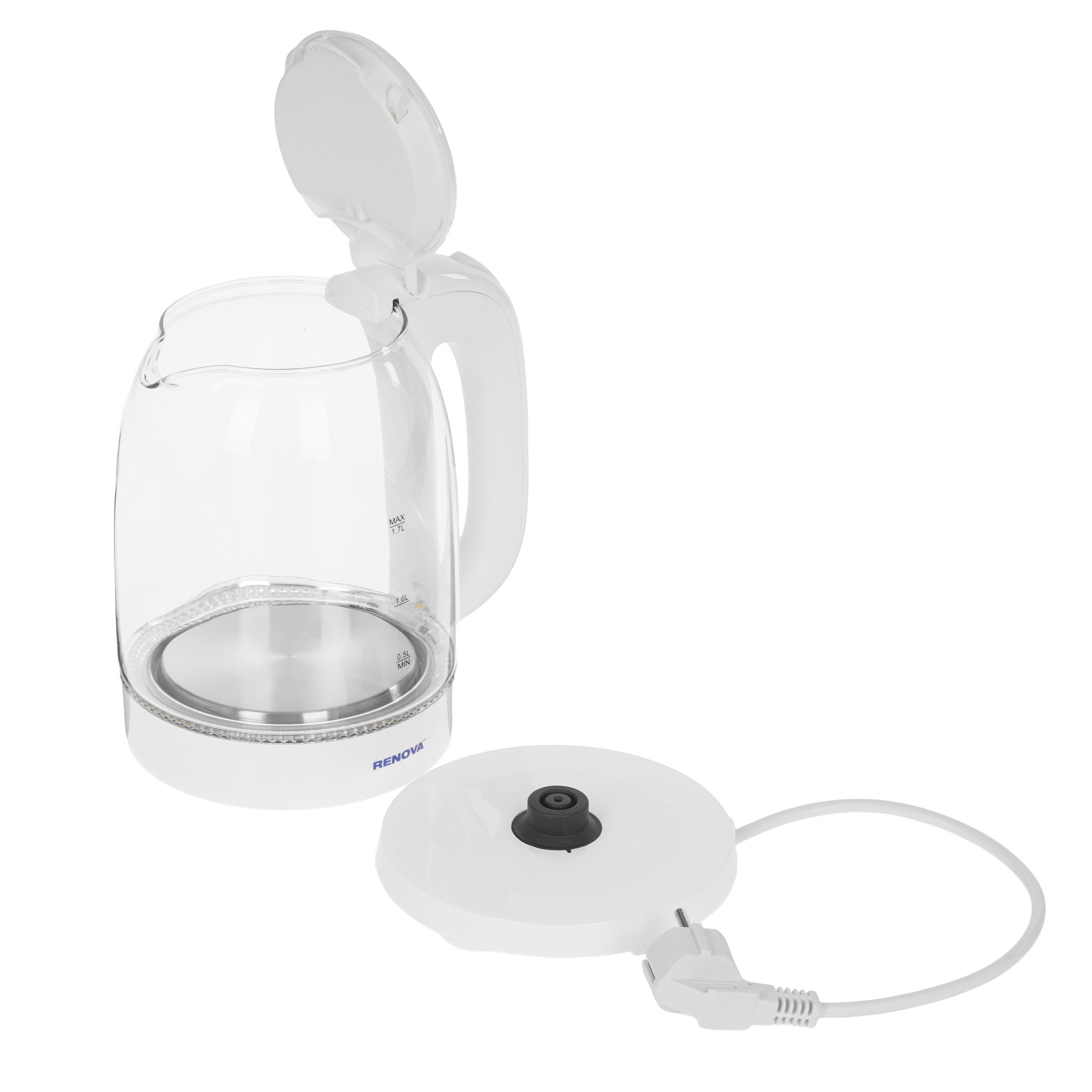 9207211 Электрочайник Renova KT17G-03W белый STDN-0017964 - Вид №4
