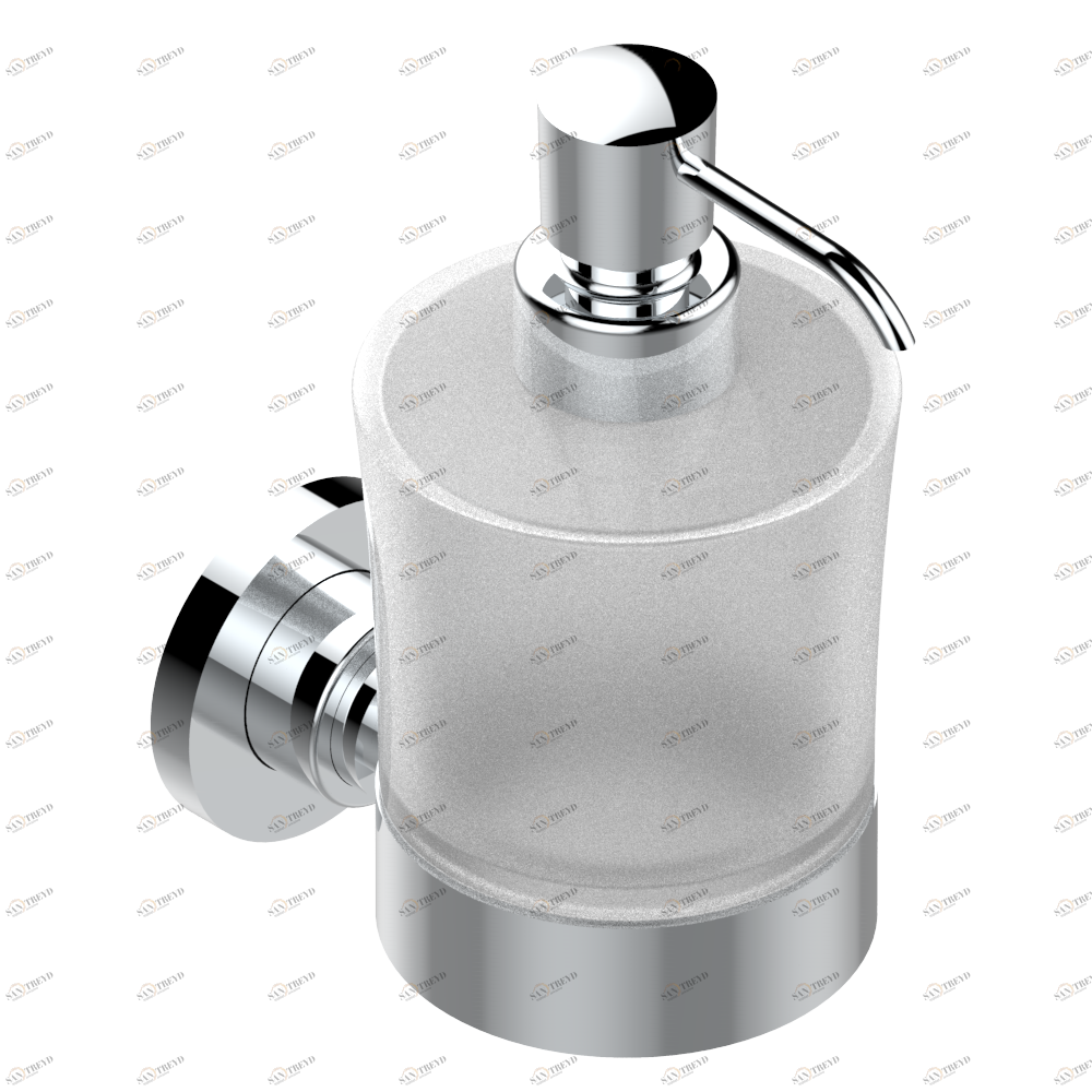 G3V-613 Дозатор для жидкого мыла настенный Thg-paris Montaigne marbre blanc Vénus Хром G3V-613 CAT.A