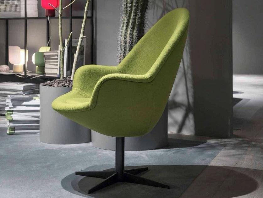 Meridiani Вращающееся кресло из ткани с 4 спицами Jo & jill sun-id-1385572 - Вид №3