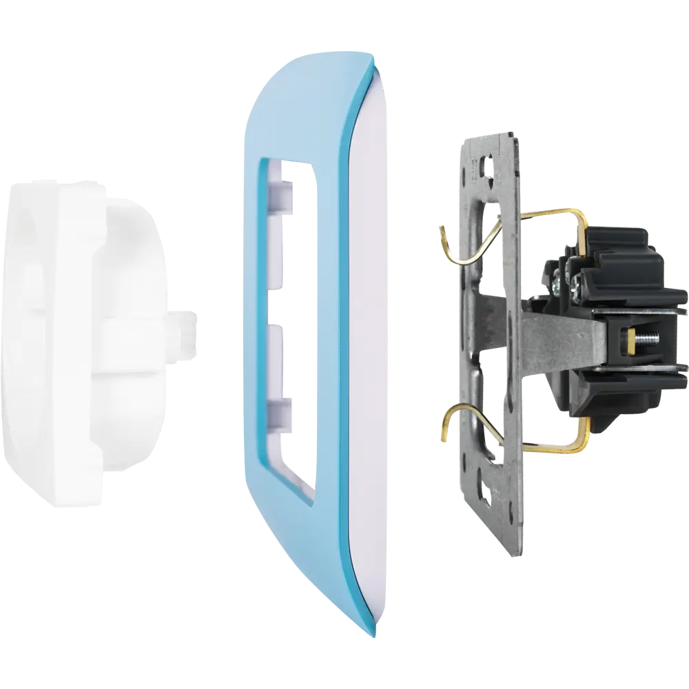 Рамка для розеток и выключателей Lexman Cosy 1 пост, цвет темная бирюза STLM-2037448 - Вид №3