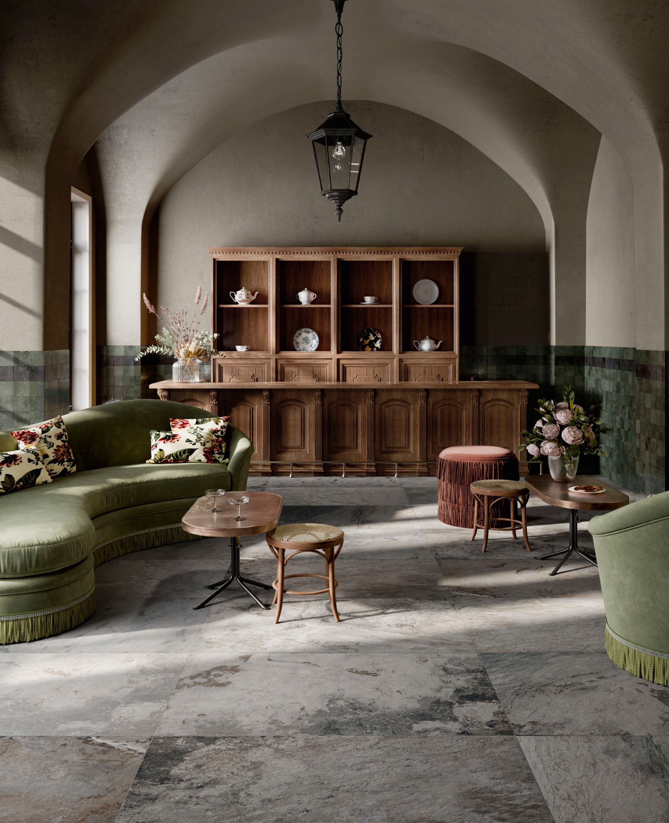 Пол / облицовка керамогранита с эффектом камня CERAMICA SANT'AGOSTINO Metastone ARCH-00057789 - Вид №1