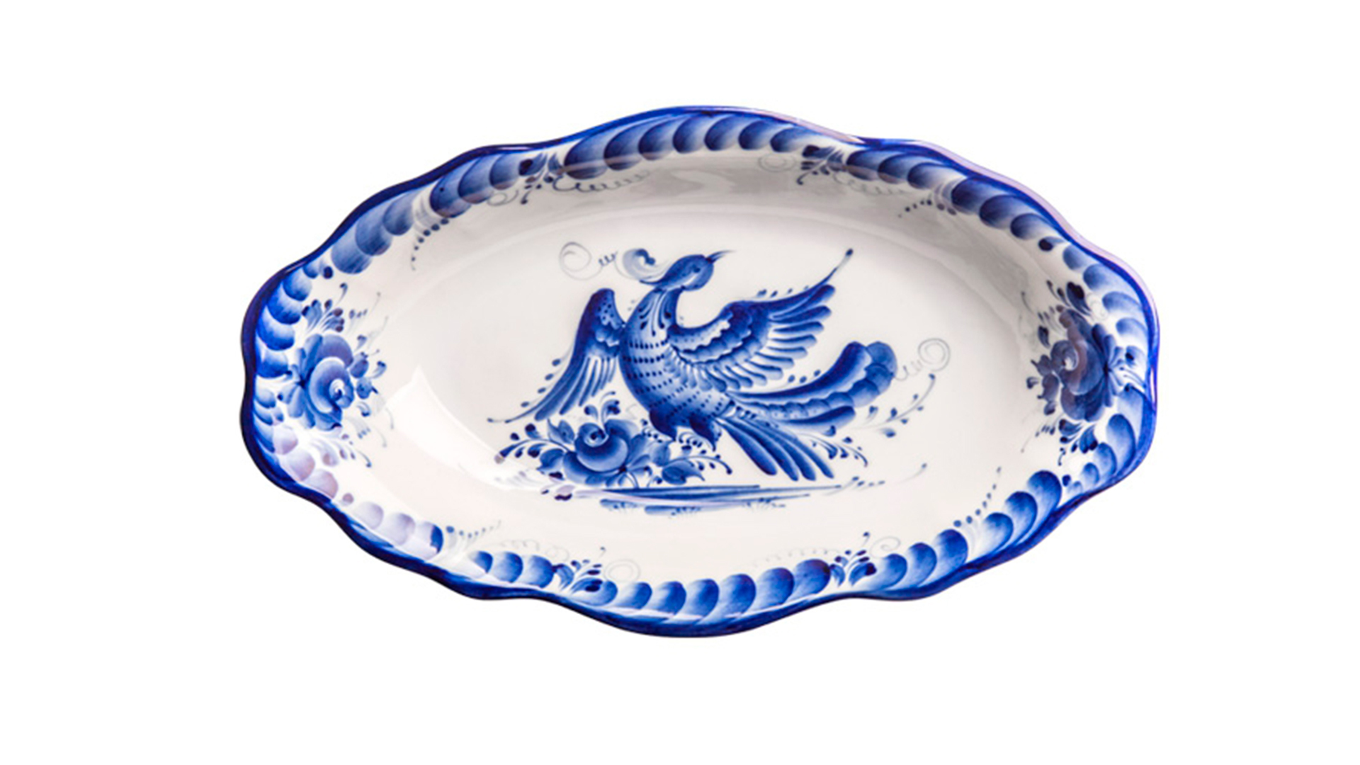 10612894 Гжельский фарфоровый завод Сервиз столовый 6/42 "Дубок" (авт.работа) Фарфор, Керамика  - Вид №11