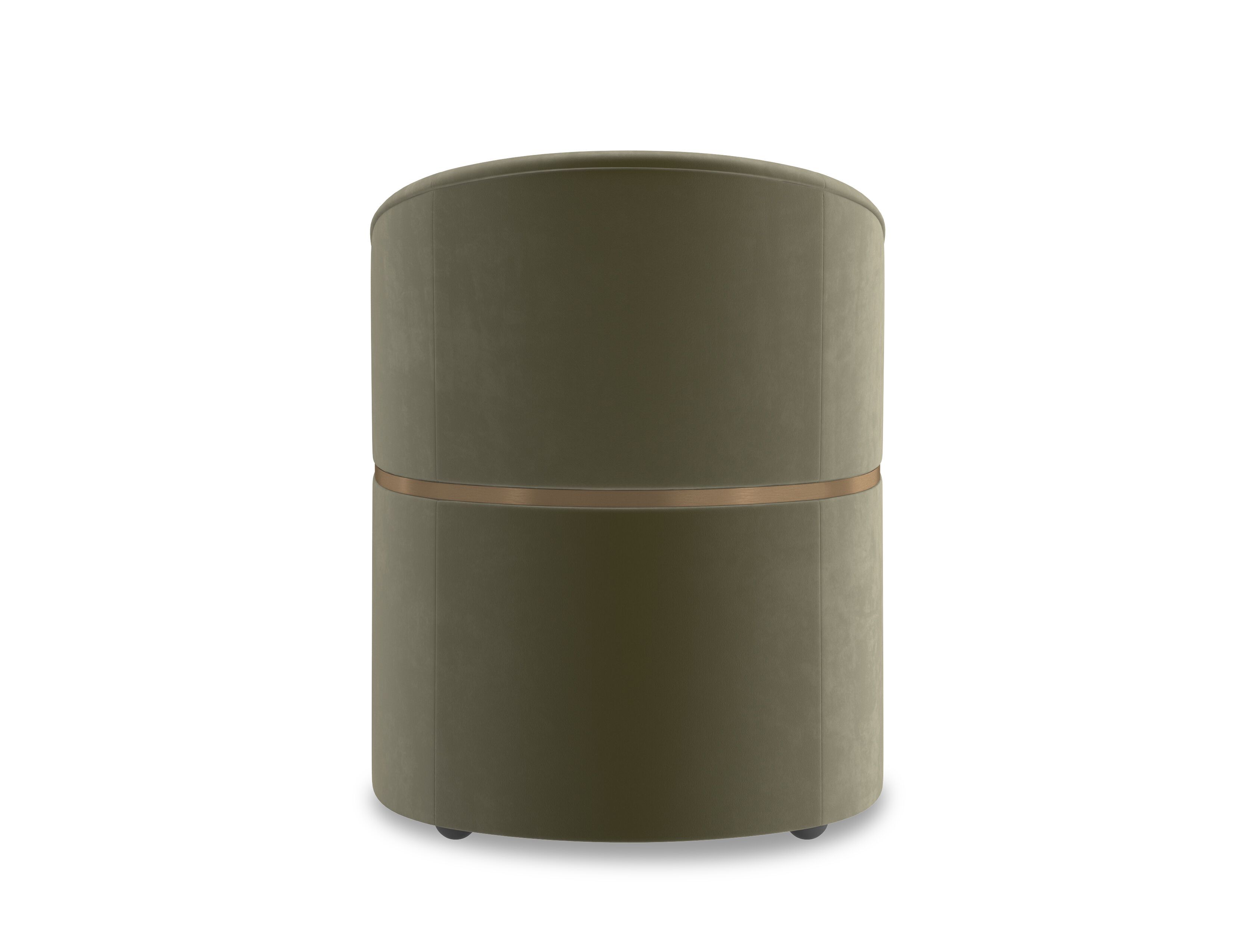 Бархатный мягкий стул с колесами Caracole DUNE ARCH-00050223 - Вид №3