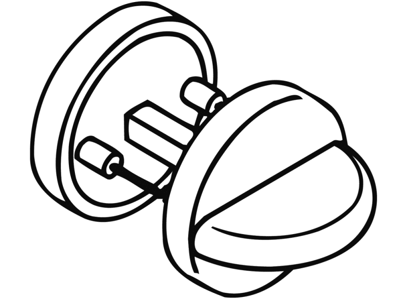 306.23PBNR туалетная розетка HEWI System 111 | Polyamid  - Вид №7