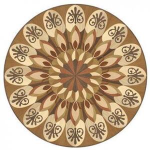 Художественный паркет Da Vinci Розетка 26-069 Дуб Селект (Гладкая) х1000диаметр мм.