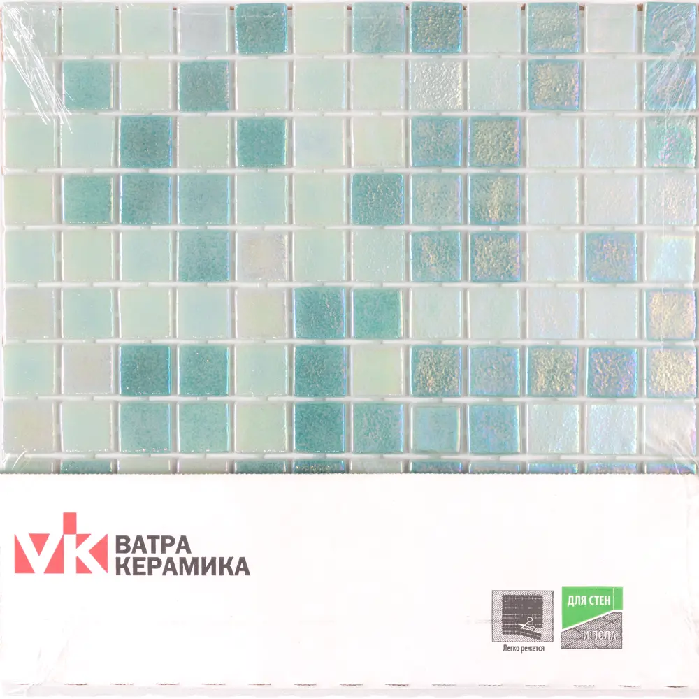 Мозаика Pietra Verde Mix Opal стекломасса 31.1x4.9 см цвет разноцветный Santreyd Мозаика Onix STLM-2139092 - Вид №9