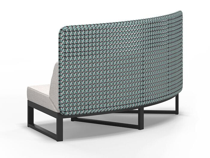 Модульный изогнутый садовый диван с высокой спинкой MAMAGREEN Munia ARCH-00046147 - Вид №1