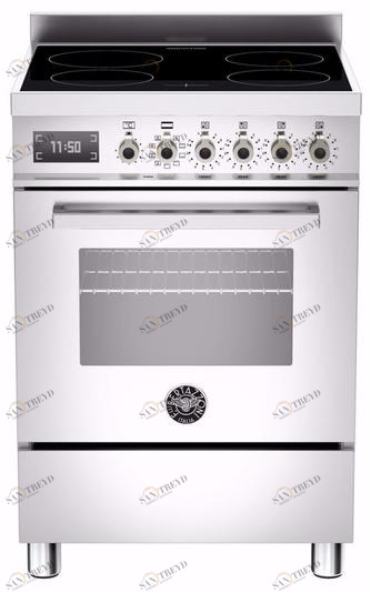 Bertazzoni Отдельностоящая кухня из нержавеющей стали Professional Pro60 4i mfe s xt