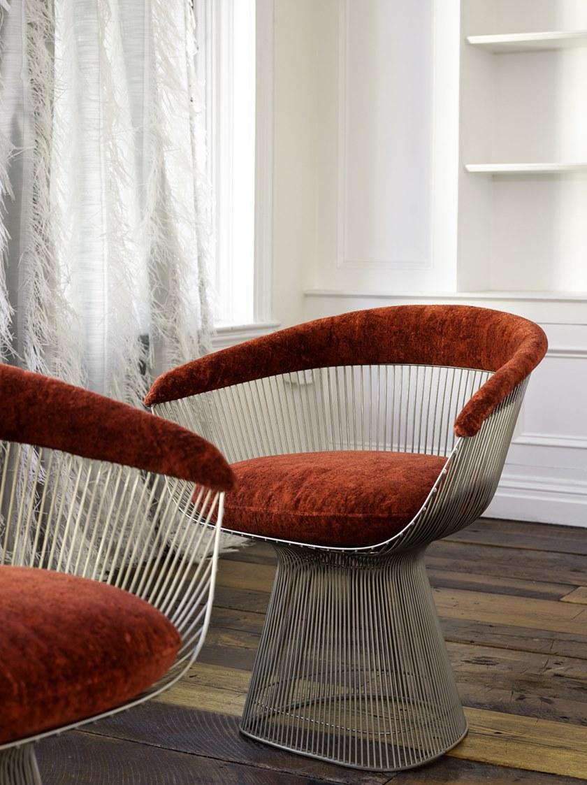 KNOLL Стул из стали с подлокотниками Platner sun-id-1419326 - Вид №9