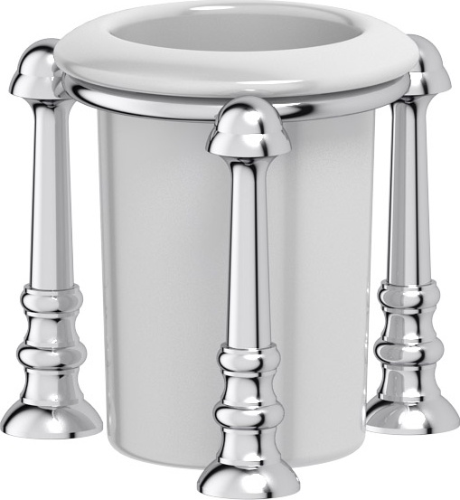 STI 027 Держатель со стаканом настольный 3SC STILMAR CHROME Treesseci 3SC