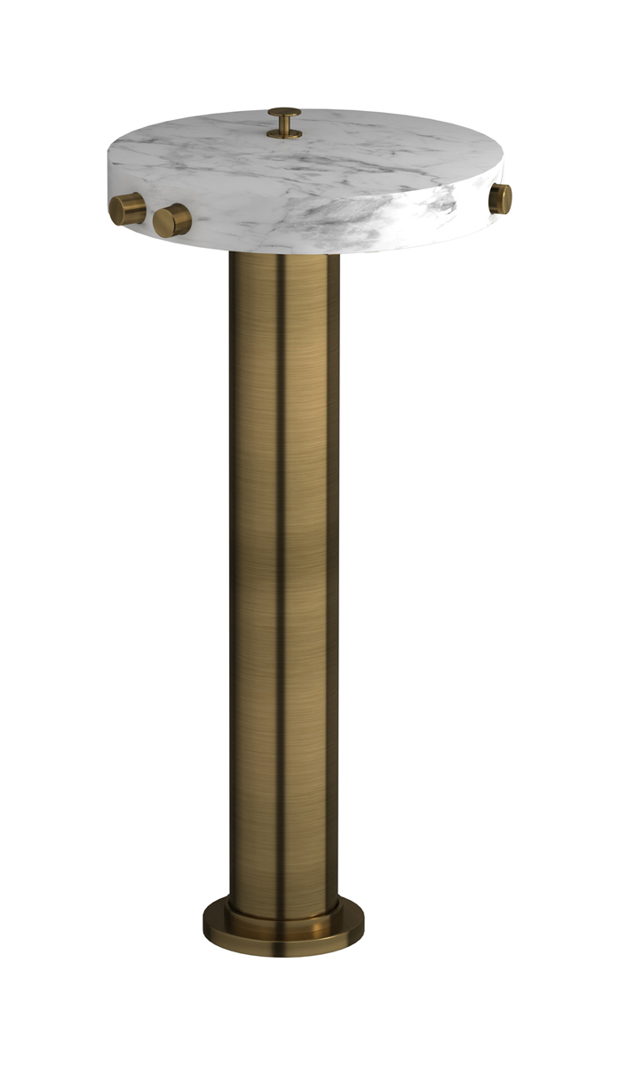 Напольный смесиель для ванны с встроенным душем. WE ARE IB mr399mb_1 Modern Bronze Marmo